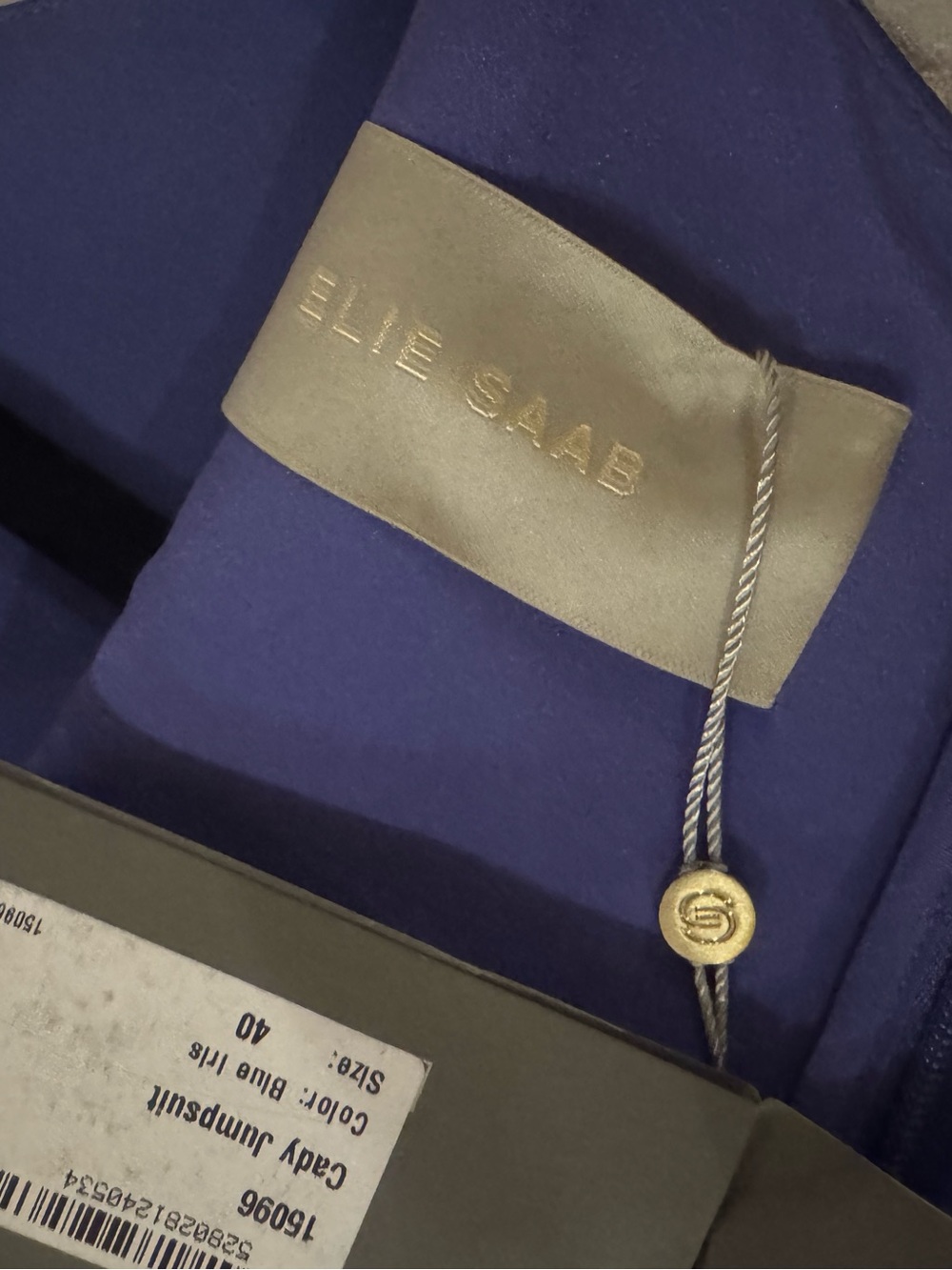 Elie Saab Crêpe jumpsuit - Picture 9 of 13